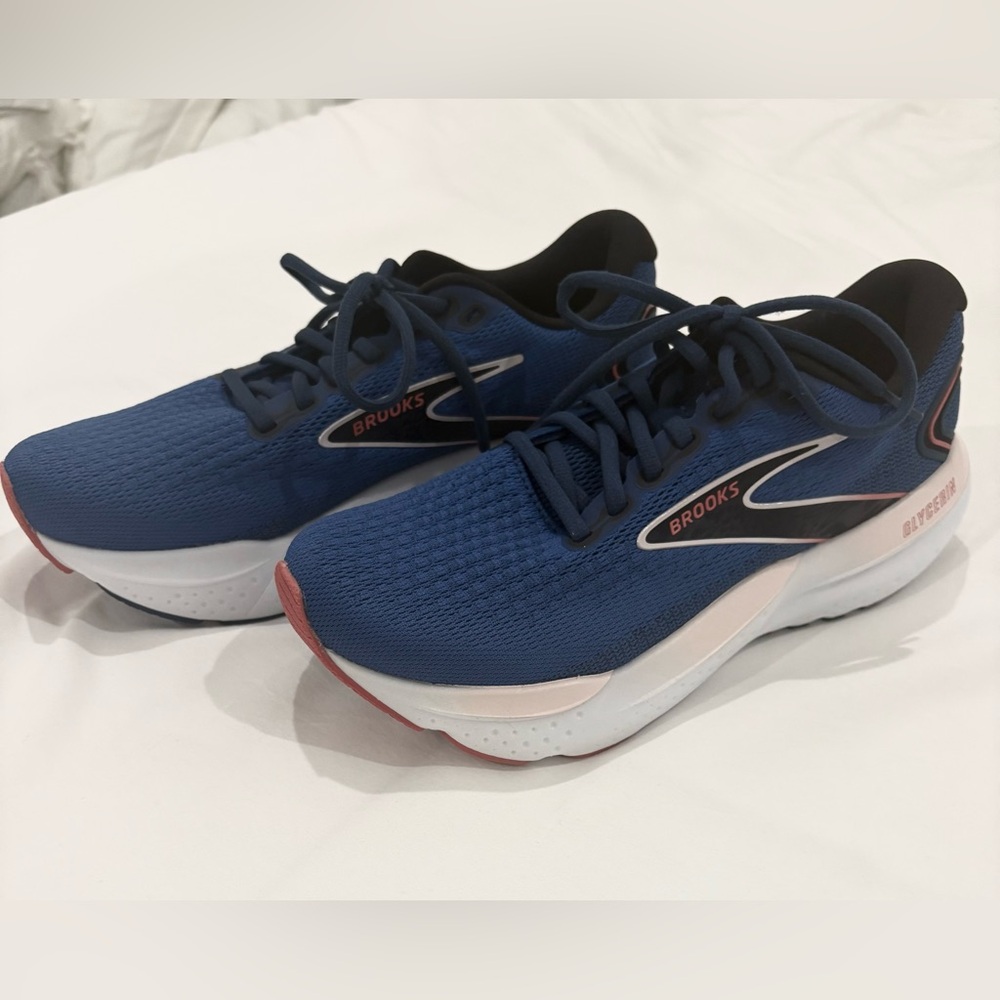 NWOT Women Brooks Glycerin 21 Running Shoes | Blue with Coral